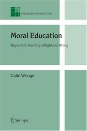 Cover of: Moral Education: Beyond the Teaching of Right and Wrong (Philosophy and Education)