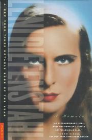 Cover of: Leni Riefenstahl by Leni Riefenstahl