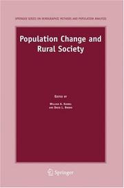 Cover of: Population Change and Rural Society (The Springer Series on Demographic Methods and Population Analysis)
