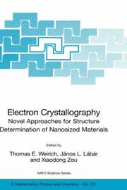 Front cover of Electron crystallography by Xiaodong Zou