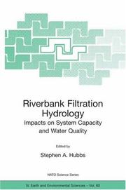Cover of: Riverbank Filtration Hydrology