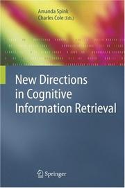 Cover of: New Directions in Cognitive Information Retrieval (The Information Retrieval Series)