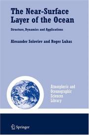 Cover of: The Near-Surface Layer of the Ocean by Alexander Soloviev, Roger Lukas