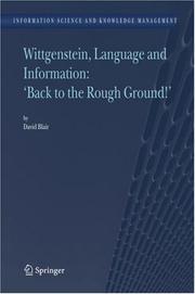 Cover of: Wittgenstein, Language and Information by David Blair