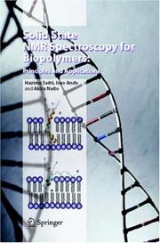 Solid state NMR spectroscopy for biopolymers by Hazime Saitô