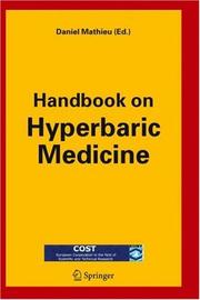 Cover of: Handbook on Hyperbaric Medicine by Daniel Mathieu