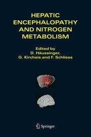 Cover of: Hepatic Encephalopathy and Nitrogen Metabolism