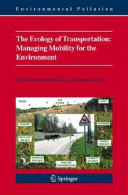 Cover of: The Ecology of Transportation: Managing Mobility for the Environment (Environmental Pollution)
