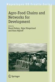 Cover of: Agro-Food Chains and Networks for Development (Wageningen UR Frontis Series)