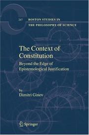 The Context of Constitution by Dimitri Ginev