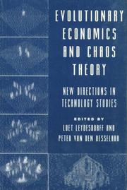 Cover of: Evolutionary economics and chaos theory: new directions in technology studies