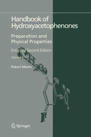 Cover of: Handbook of Hydroxyacetophenones: Preparation and Physical Properties