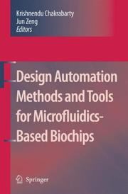 Cover of: Design Automation Methods and Tools for Microfluidics-Based Biochips
