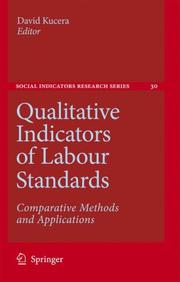 Cover of: Qualitative Indicators of Labour Standards by David Kucera