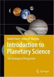 Cover of: Introduction to Planetary Science by Gunter Faure, Teresa, M. Mensing