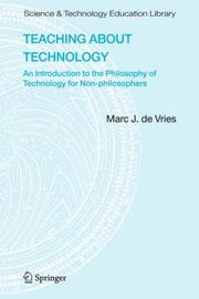 Cover of: Teaching about Technology by Marc J. de Vries, Marc J. de Vries