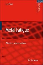 Cover of: Metal Fatigue by Les Pook