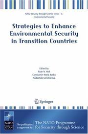 Cover of: Strategies to Enhance Environmental Security in Transition Countries (NATO Science for Peace and Security Series / NATO Science for Peace and Security Series C: Environmental Security)