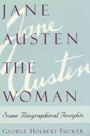 Cover of: Jane Austen the woman by George Holbert Tucker