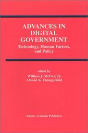 Cover of: Advances in Digital Government (Advances in Database Systems) | 