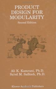 Product design for modularity by Ali K. Kamrani, Sa'ed M. Salhieh