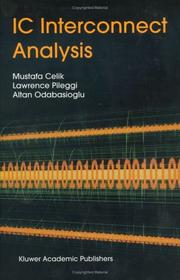 Cover of: IC interconnect analysis by Mustafa Celik