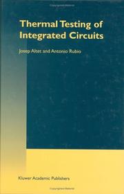 Cover of: Thermal testing of integrated circuits by Josep Altet