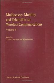 Cover of: Multiaccess, mobility, and teletraffic for wireless communications. | 