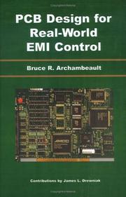 Cover of: PCB Design for Real-World EMI Control (The International Series in Engineering and Computer Science) by Bruce R. Archambeault, James Drewniak