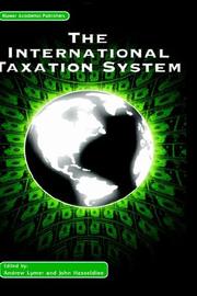 Cover of: The international taxation system