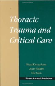 Cover of: Thoracic Trauma and Critical Care by 