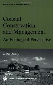 Cover of: Coastal Conservation and Management: An Ecological Perspective (Conservation Biology)