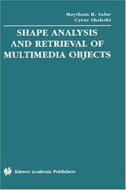 Cover of: Shape Analysis and Retrieval of Multimedia Objects (Multimedia Systems and Applications)