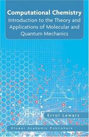 Computational chemistry by Errol Lewars