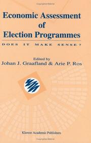 Cover of: Economic Assessment of Election Programmes | 