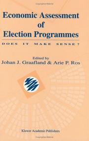 Cover of: Economic assessment of election programmes by J. J. Graafland