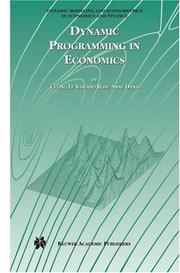 Dynamic programming in economics by Cuong Le Van