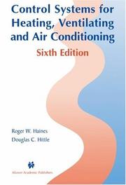 Cover of: Control systems for heating, ventilating, and air conditioning
