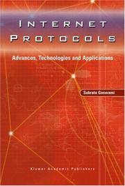 Cover of: Internet Protocols by Subrata Goswami