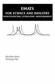 Cover of: EMATs for Science and Industry: Noncontacting Ultrasonic Measurements