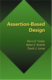 Cover of: Assertion-Based Design | Harry D. Foster