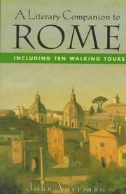 Cover of: A literary companion to Rome by John L. Varriano