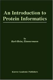 Cover of: An Introduction to Protein Informatics