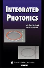 Cover of: Integrated Photonics by Clifford Pollock, Michal Lipson