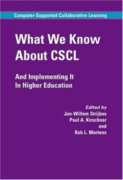 Cover of: What We Know About CSCL by 
