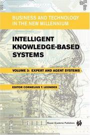 Cover of: Intelligent Knowledge-Based Systems by Cornelius T. Leondes