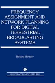 Cover of: Frequency Assignment and Network Planning for Digital Terrestrial Broadcasting Systems (ERCOFTAC)