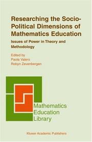 Researching the socio-political dimensions of mathematics education