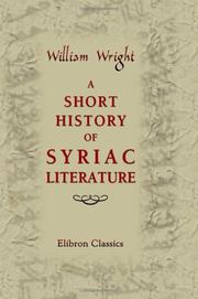 Cover of: A Short History of Syriac Literature