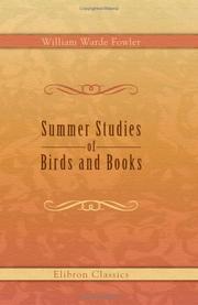 Cover of: Summer Studies of Birds and Books